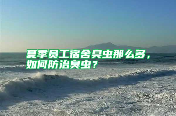 夏季员工宿舍臭虫那么多，如何防治臭虫？